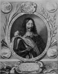 Christoph Martin von Degenfeld. Gravur, 17. Jahrhundert